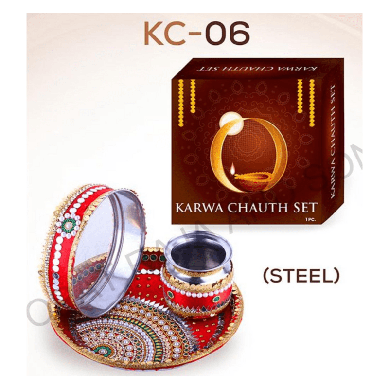 Karwa Chauth Minakari (KC-06) 1set