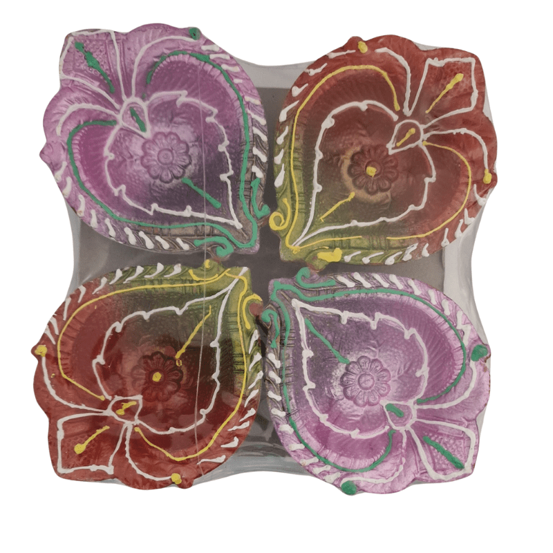 Clay Diya (FD-02) 4pc