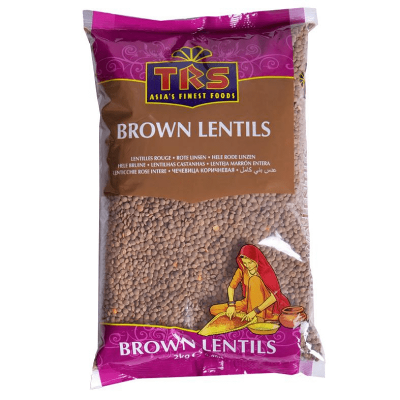 TRS/Alibaba Lentils Whole Brown(Masoor) 500g