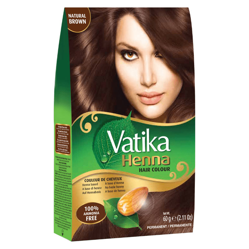 VATIKA Henna Hair Colour Natural Brown 60g