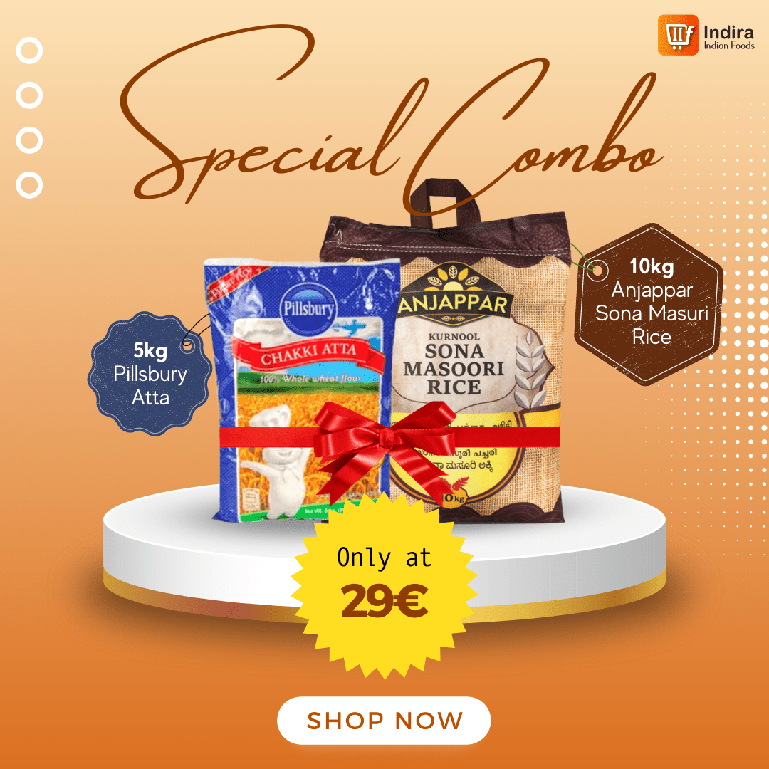 Anjappar Kurnool Sona Masoori Rice 10kg + Pillsbury Atta 5kg