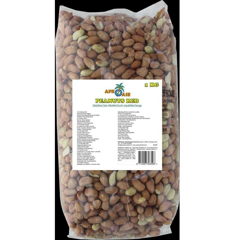 Afroase Red peanuts 1 kg (Exp: 04.02.2026)