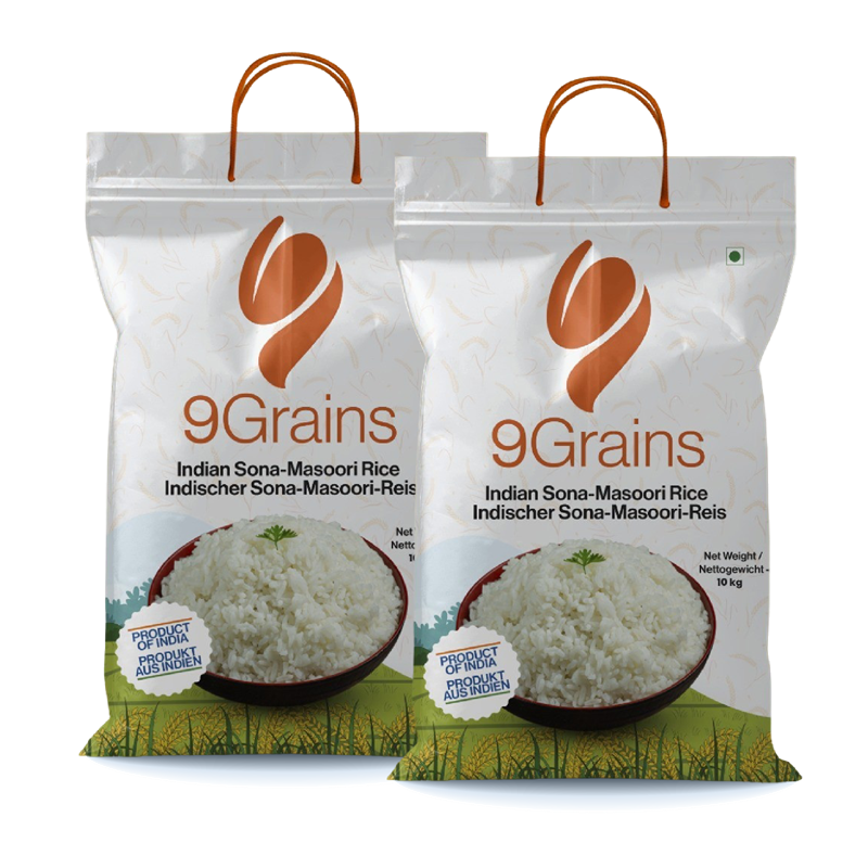 9Grains Sona Masoori Rice Twin Pack (2x10kg) 20kg