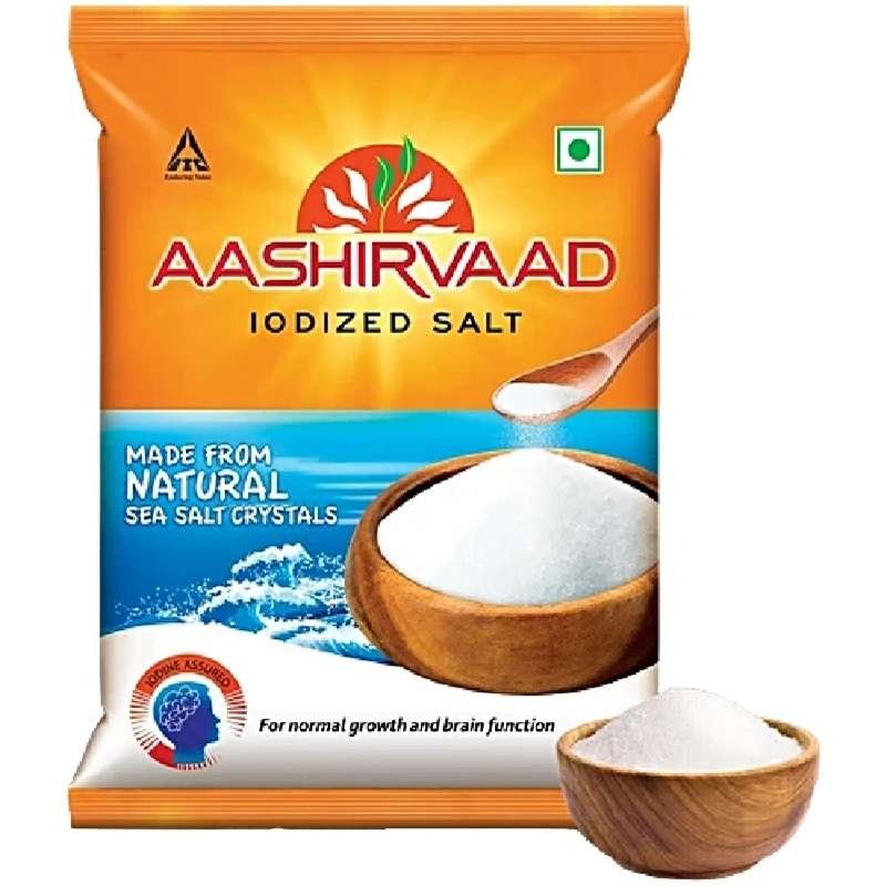 Aashirvad Iodised Salt 1kg (Exp: 31.01.2026)