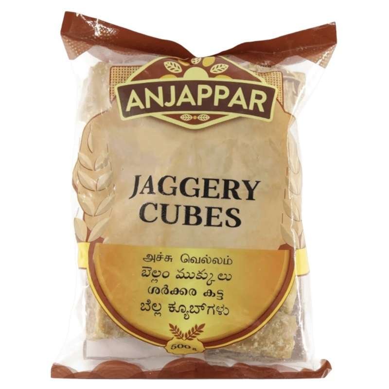 Anjappar Jaggery white (Cubes) 500g