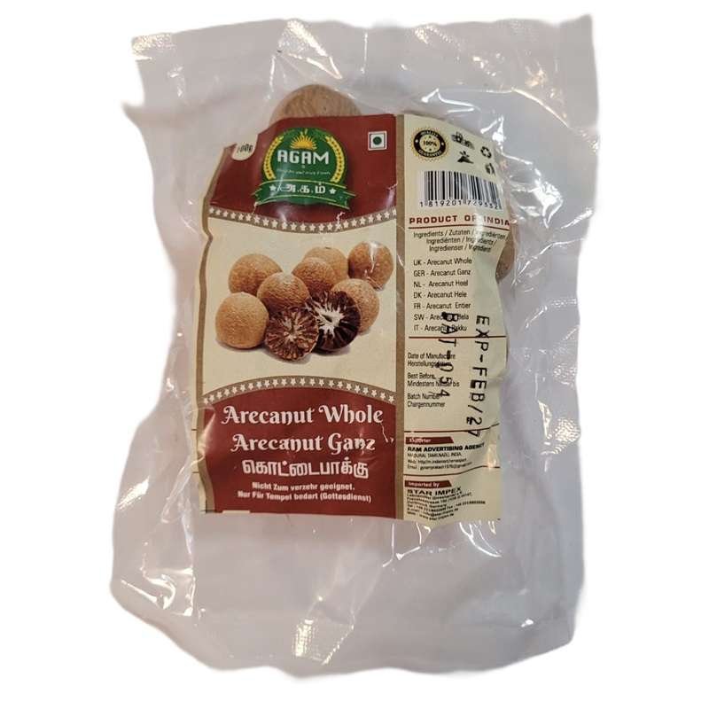 Areca /Betel nut Whole s 100g