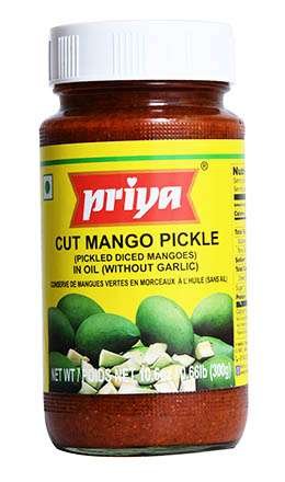 Priya Cut Mango Pickle (Without Garlic)300g