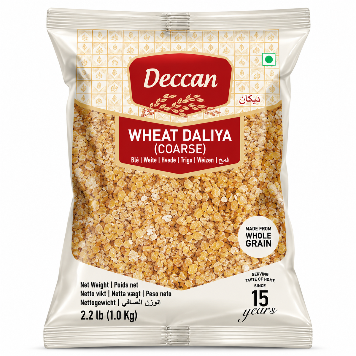 Deccan Coarse Daliya/Wheat Rava 1kg