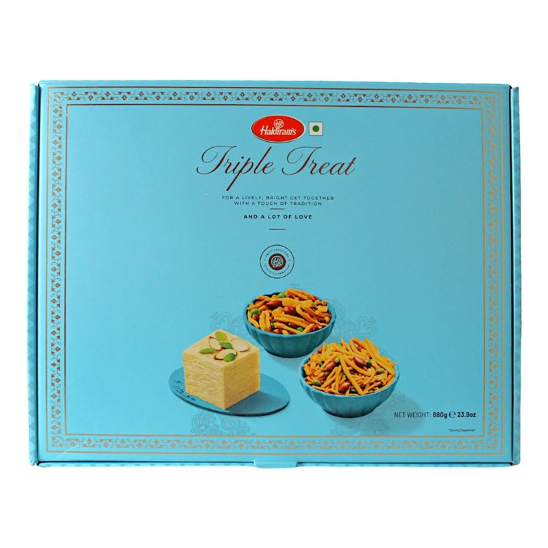 Haldirams Triple Treat Gift Box 680g