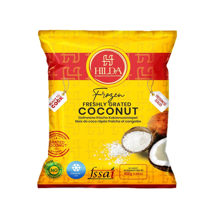 Hilda Grated Coconut (Frozen) 400g