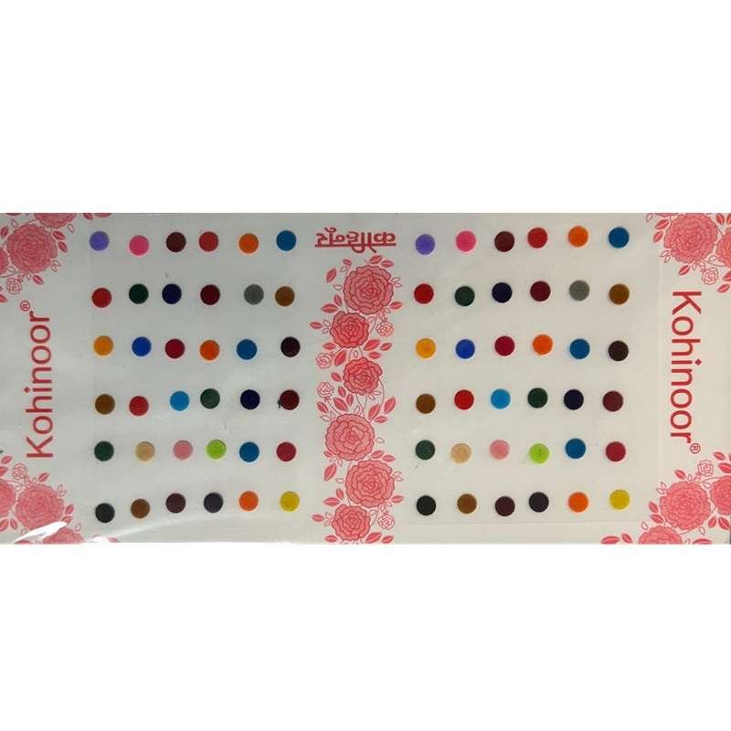 Fancy Bindi Multicolour 72 Bindi