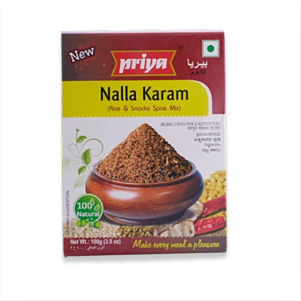 Priya Chilli Spice Mix (Nalla Karam) Powder 100g