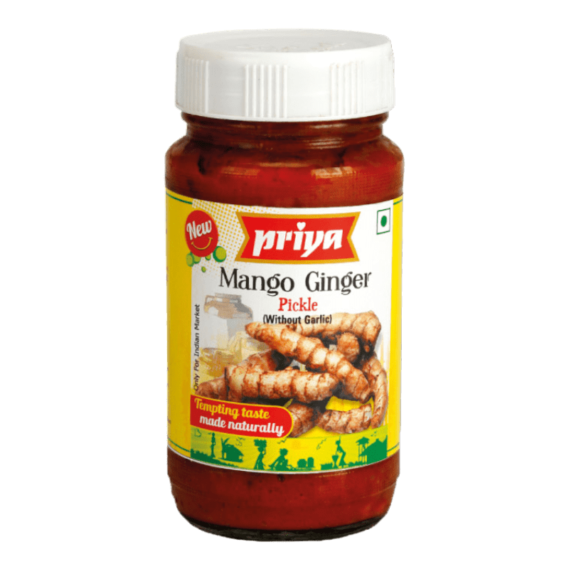 Priya Mango Ginger Pickle (With out Garlic) 300g