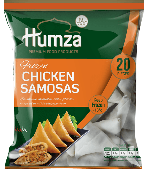 Humza Chicken Samosa 20pc(Frozen) 650g