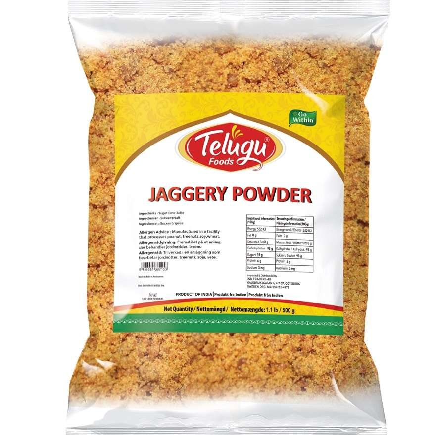 Telugu Jaggery-Pulver 500 g