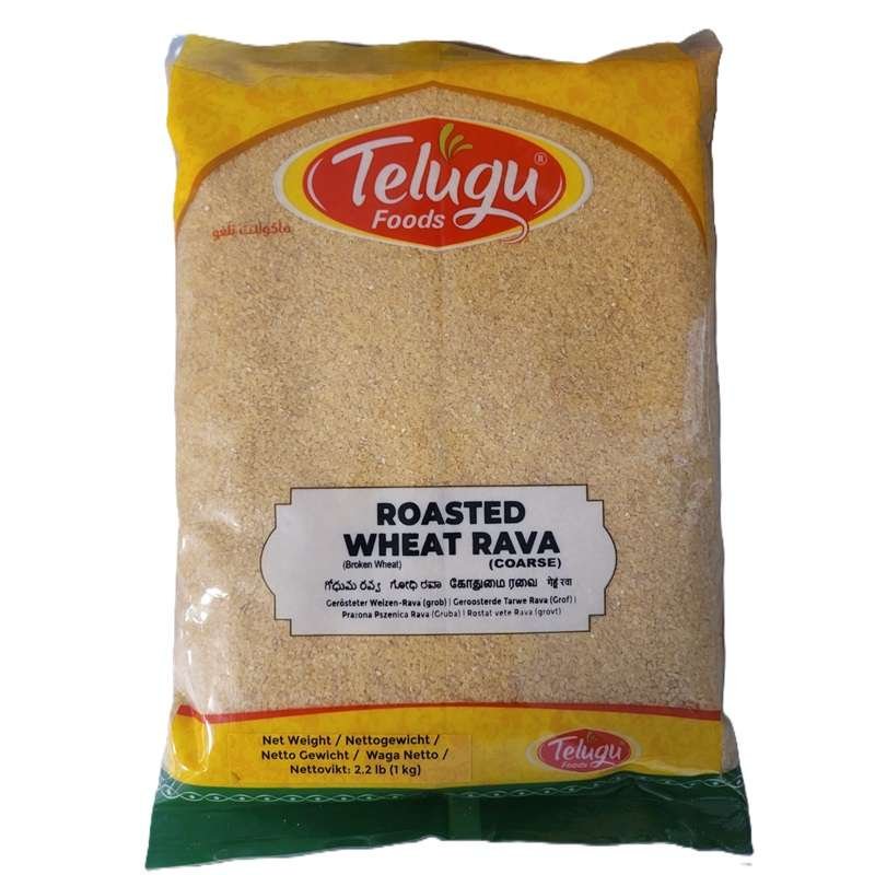 Telugu COARSE Roasted Wheat Rava1Kg