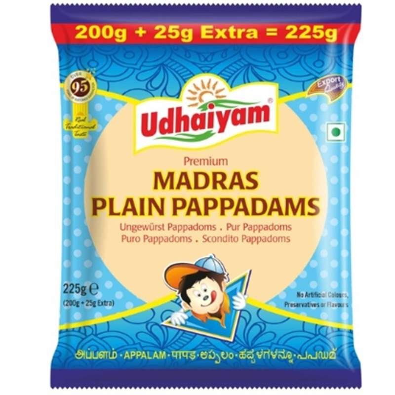 Udhaiyam Madras Plain Papad 200g