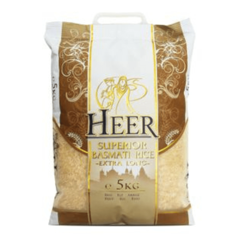 Heer Long Grain Basmati Rice 5KG
