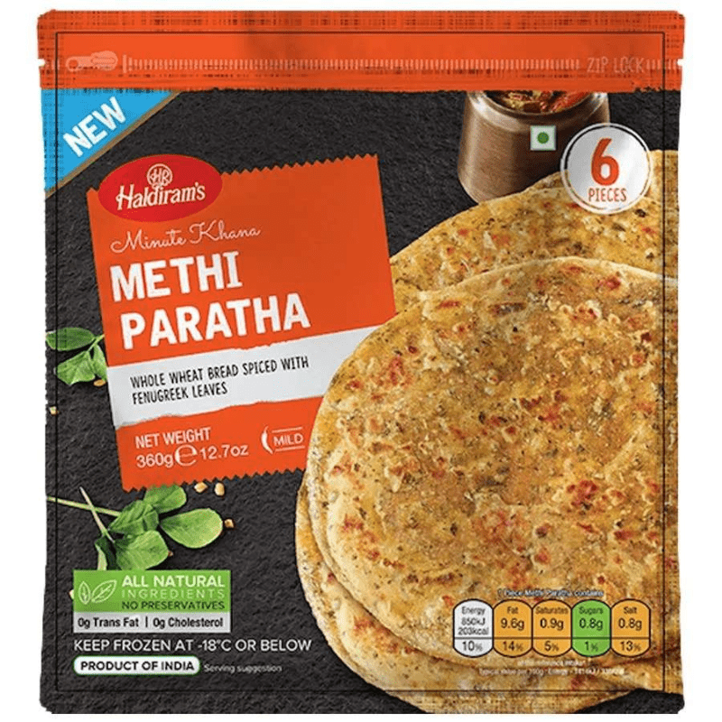 Haldirams Methi Paratha (Frozen) 300g