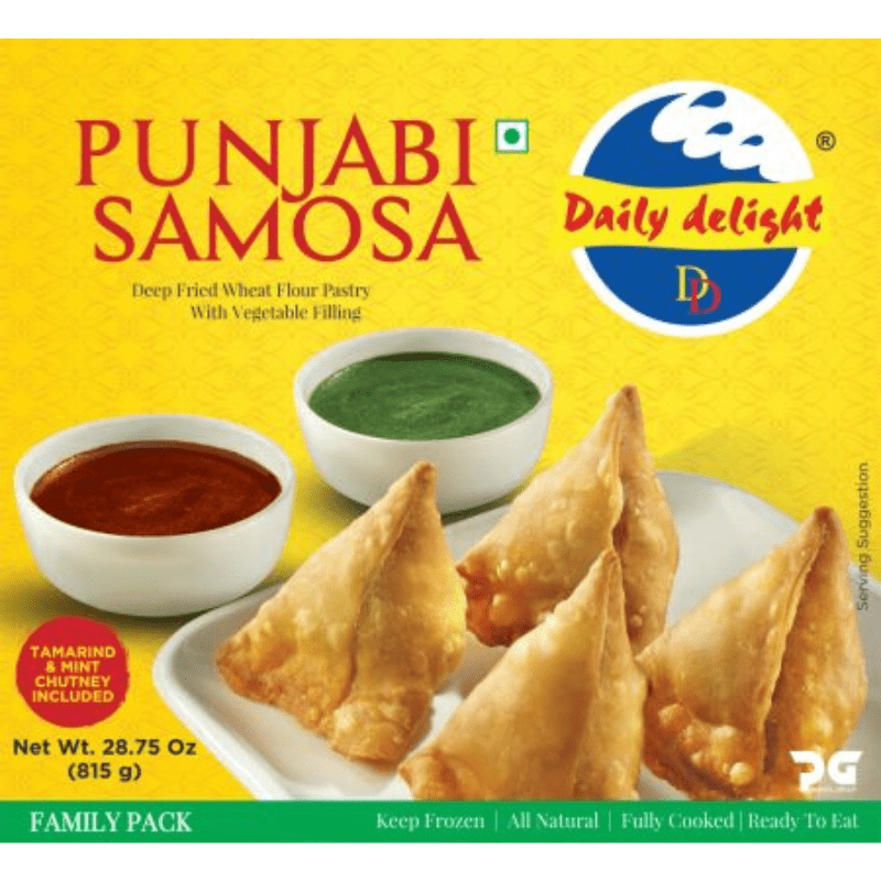 Daily Delight Punjabi Samosa 815g (Frozen)