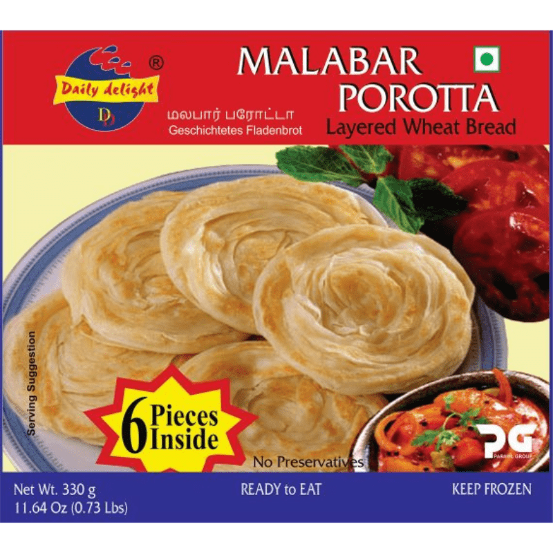 Daily Delight Malabar Paratha (Frozen)330g