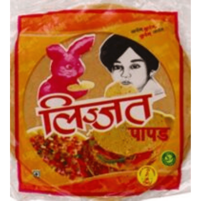 Lijjat Papad Red Chilli 200g