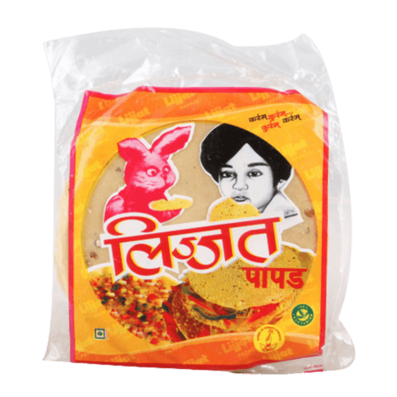 Lijjat Papad Plain 200g