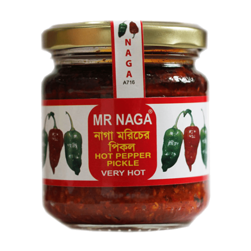 MR NAGA Hot Pepper Pickle (Very Hot) 190g