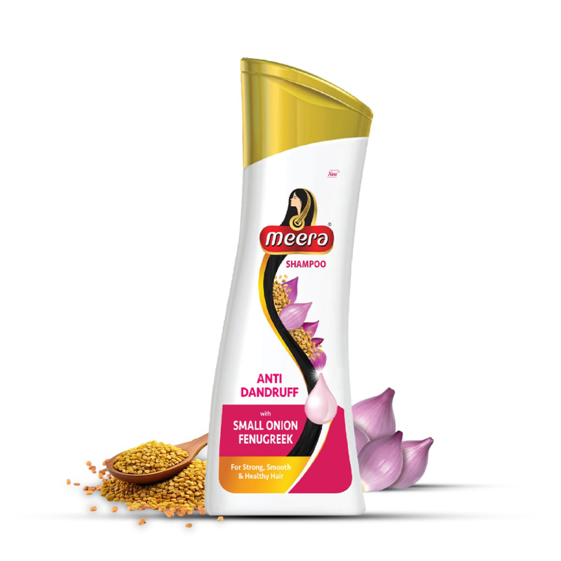 Meera Shampoo (Anti-dandruf with Smallonion & Fenugreek) 180ml