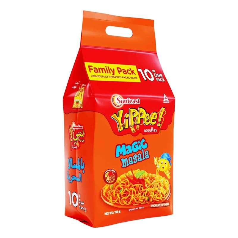 Yippee Noodle Magic Masala Family Pack 10X70g