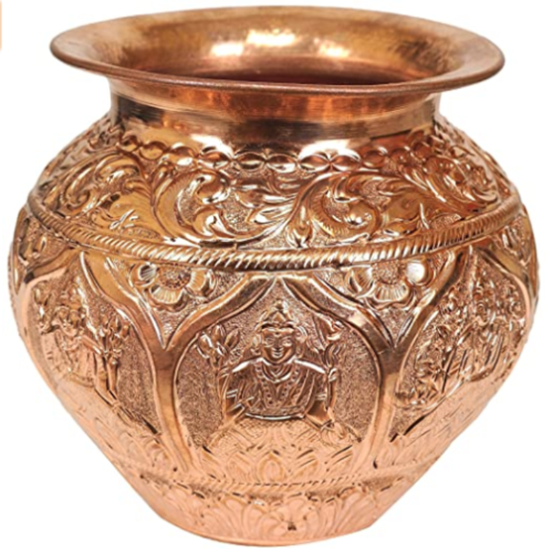 Pooja Ragi Kalash/Lota 500ml (Ashta Lakshmi) 1pc