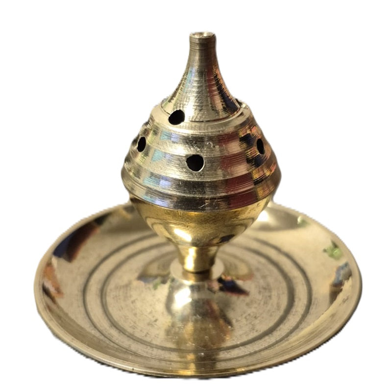 Brass Agarbatti Stand (Small/Height:)