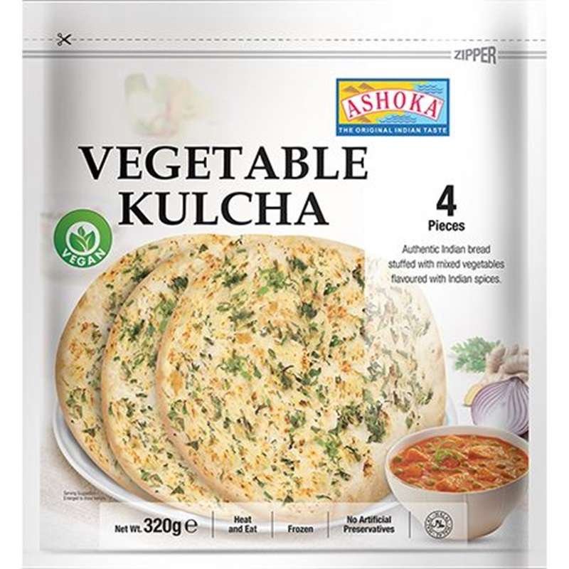 Ashoka Vegetable Kulcha (Frozen) 320g