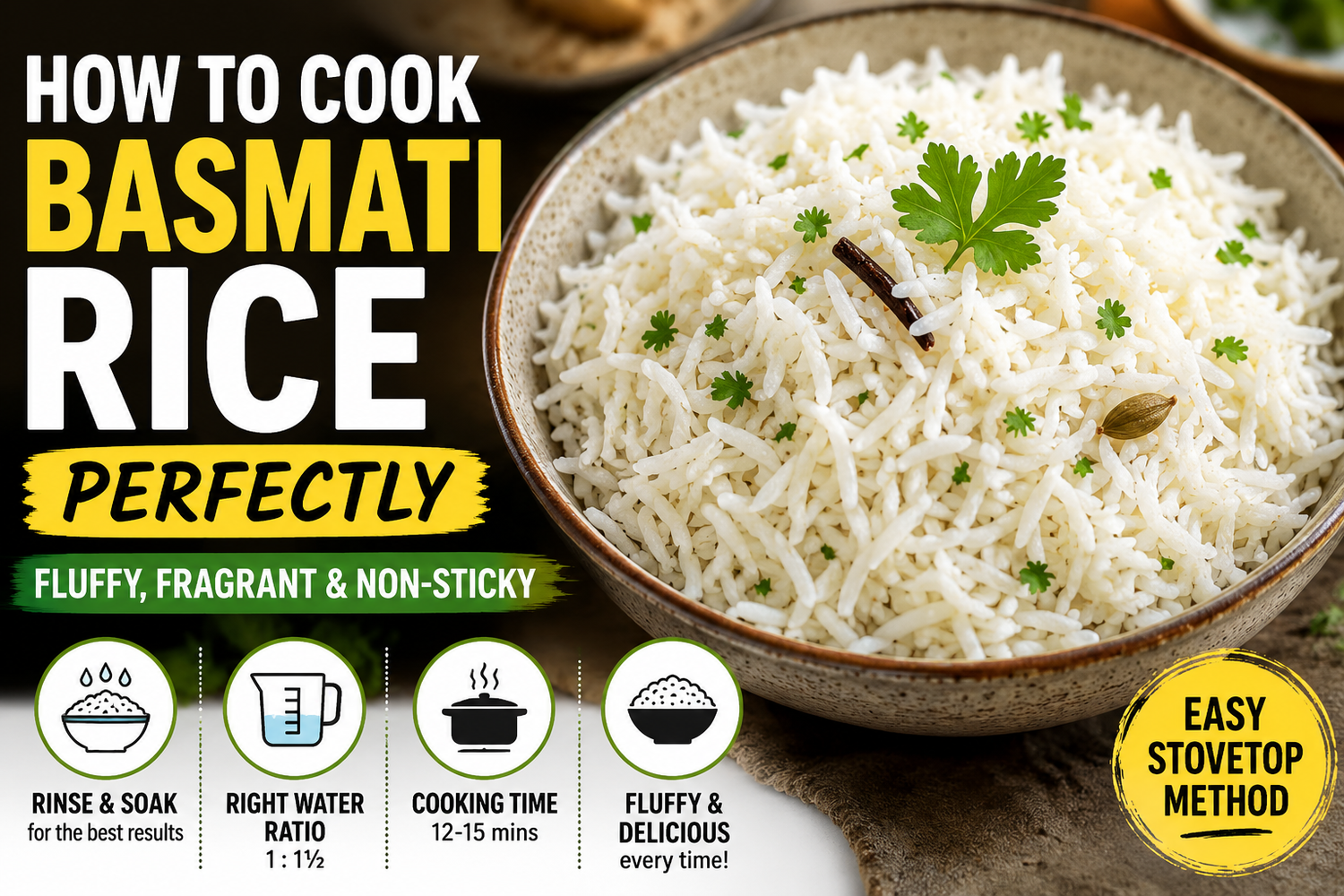 How to Cook Basmati Rice Perfectly : Ultimate Guide