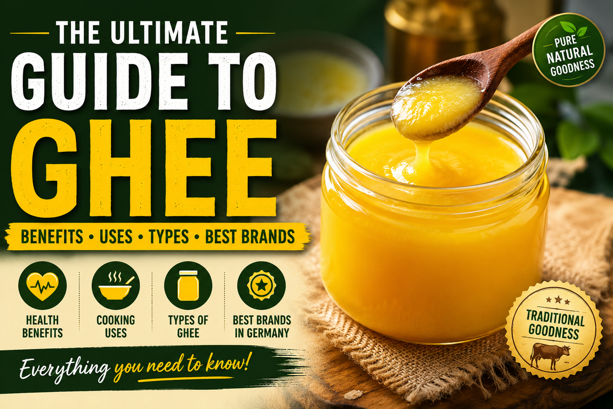 Ultimate Guide to Ghee: Benefits, Uses, Types & Best Ghee Brands in Germany (2026)