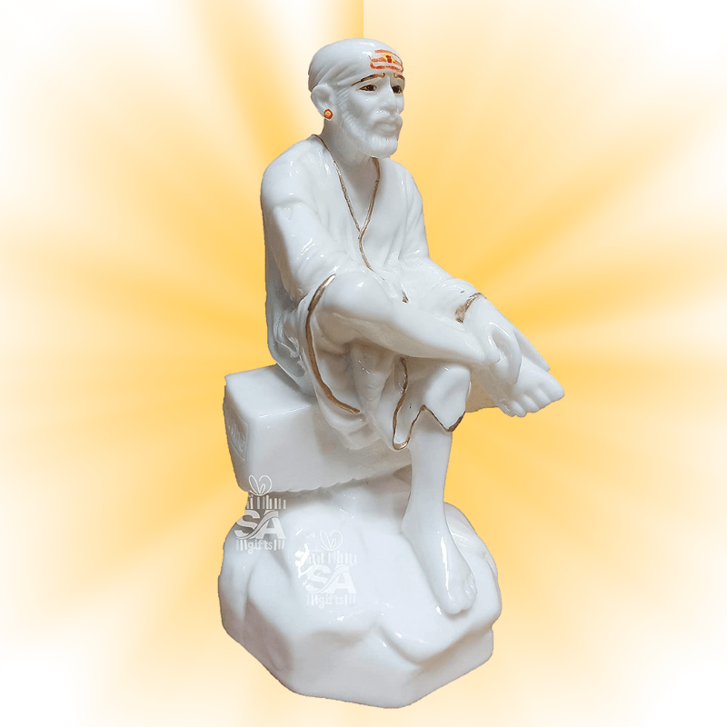 Brass Murti Idol Sai Baba ji (6”)