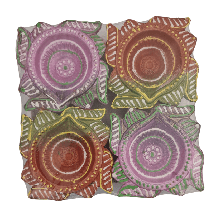 Clay Diya (FD-01)  4pc