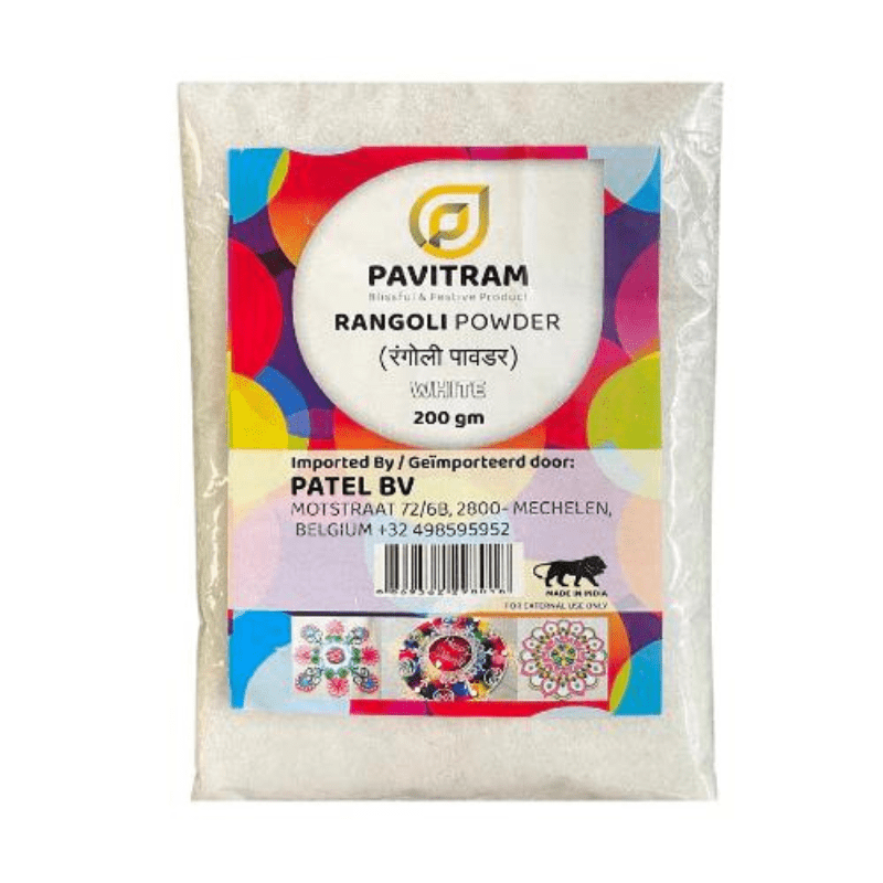Pavitram Rangoli Colour White 200g