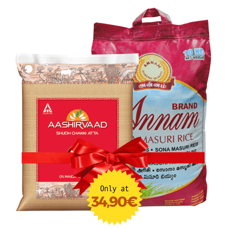 10kg Annam sonamasori + 5kg Aashirvaad Atta