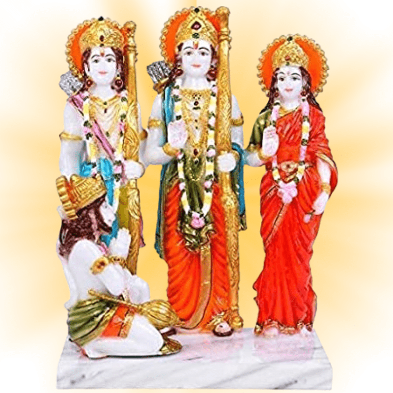 Murti [6 inches] Ram Darbar Ji Idol (1 Piece)