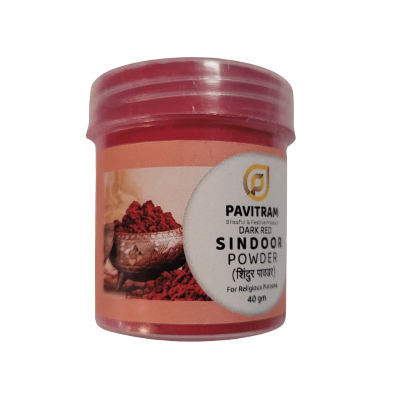 Pavitram Pooja Sindoor (Dark Red) 40g