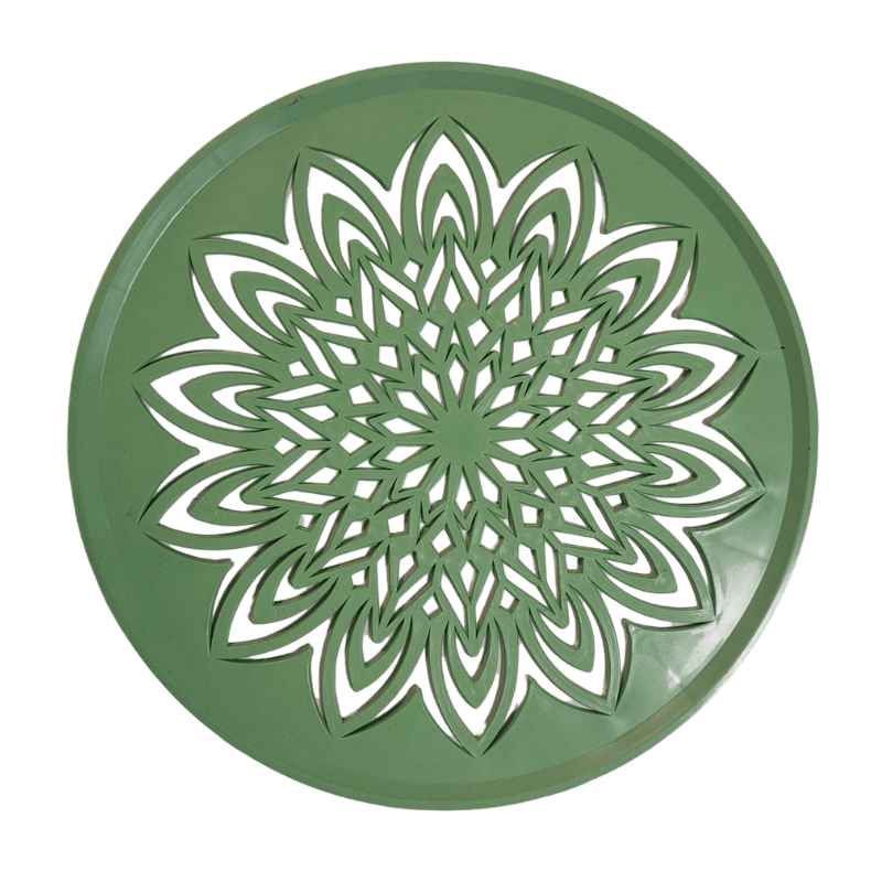 Pavitram Rangoli Stencil/Designer Round shape 8 inches 1pc