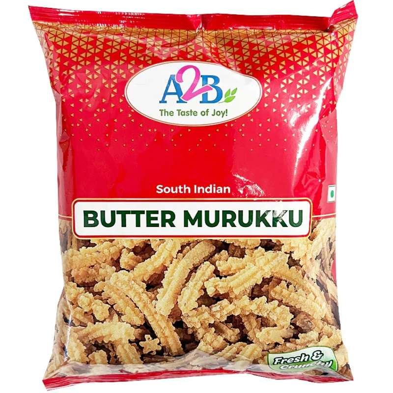 A2B Butter Murukku (Fried Cereal Snack) 200g