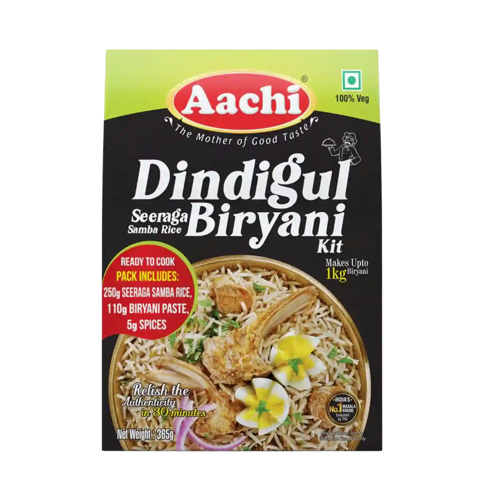 Aachi Dindigul Seeraga Samba Biriyani Kit 365g
