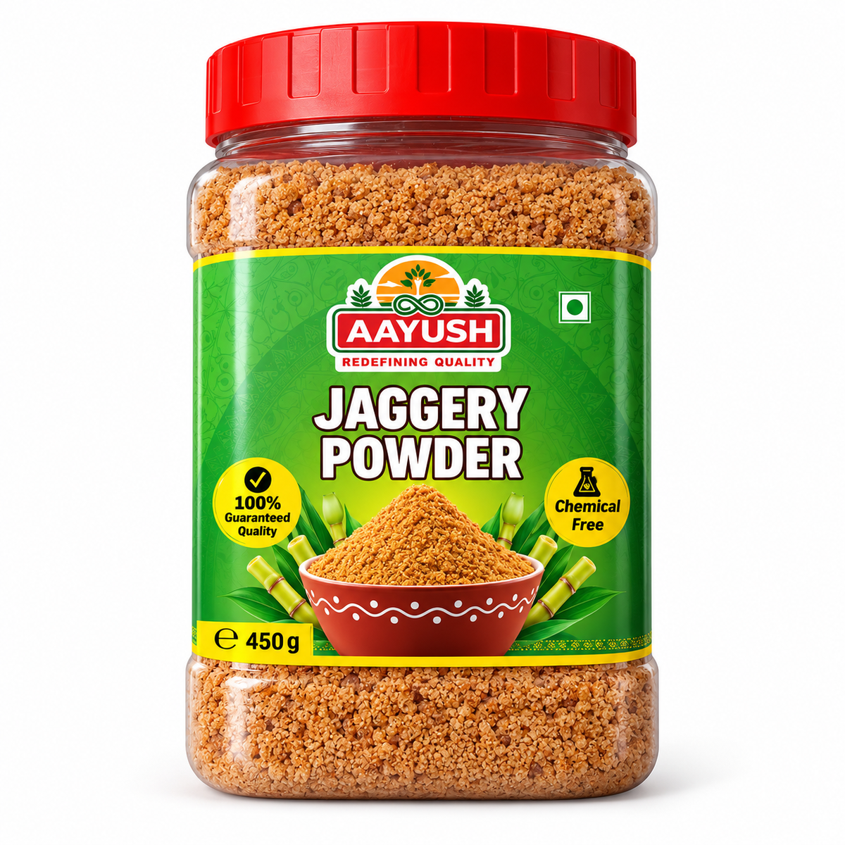 Aayush Jaggery Powder in JAR 450g