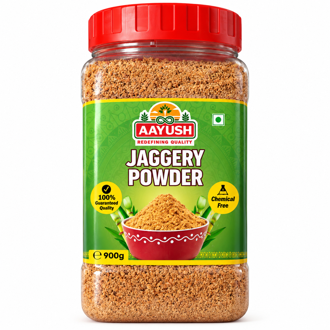 Aayush Jaggery Powder in JAR 900g