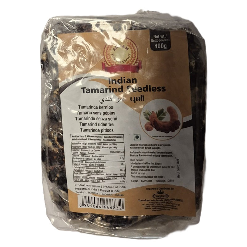 Annam Indian Tamarind Seedless 400g