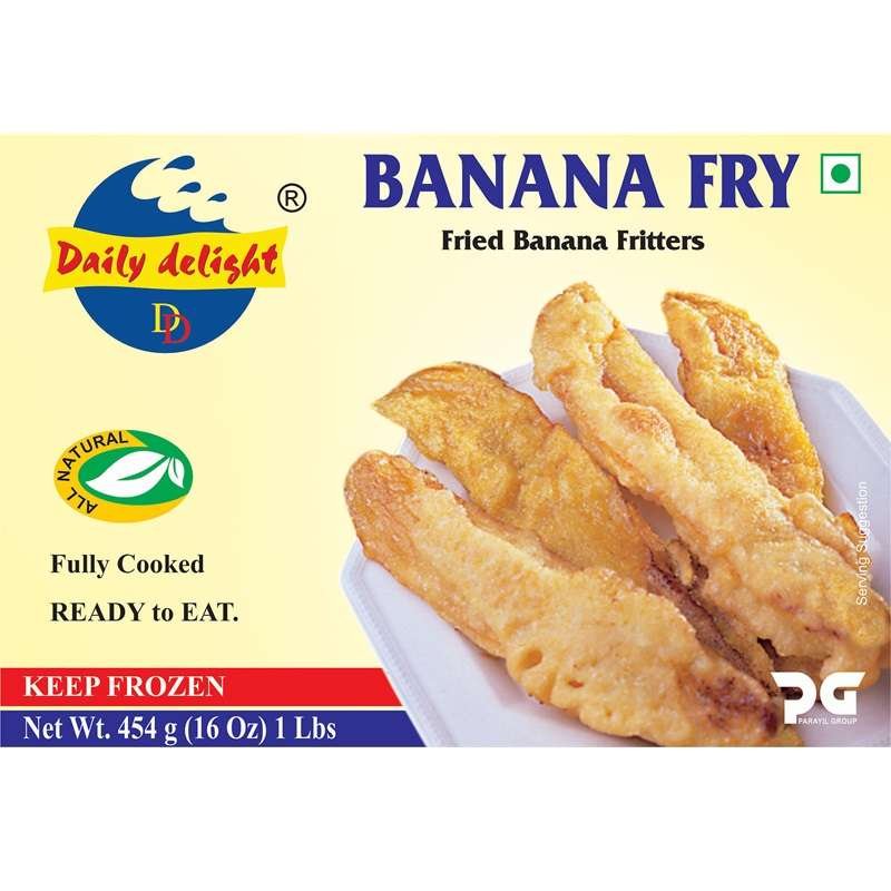 Daily Delight Banana Fry 454g (Frozen)