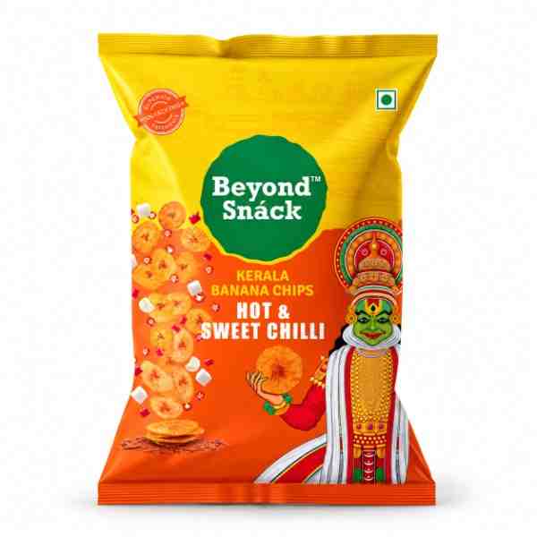 Beyond Banana Chips Hot &amp; Sweet Chilli 100gm
