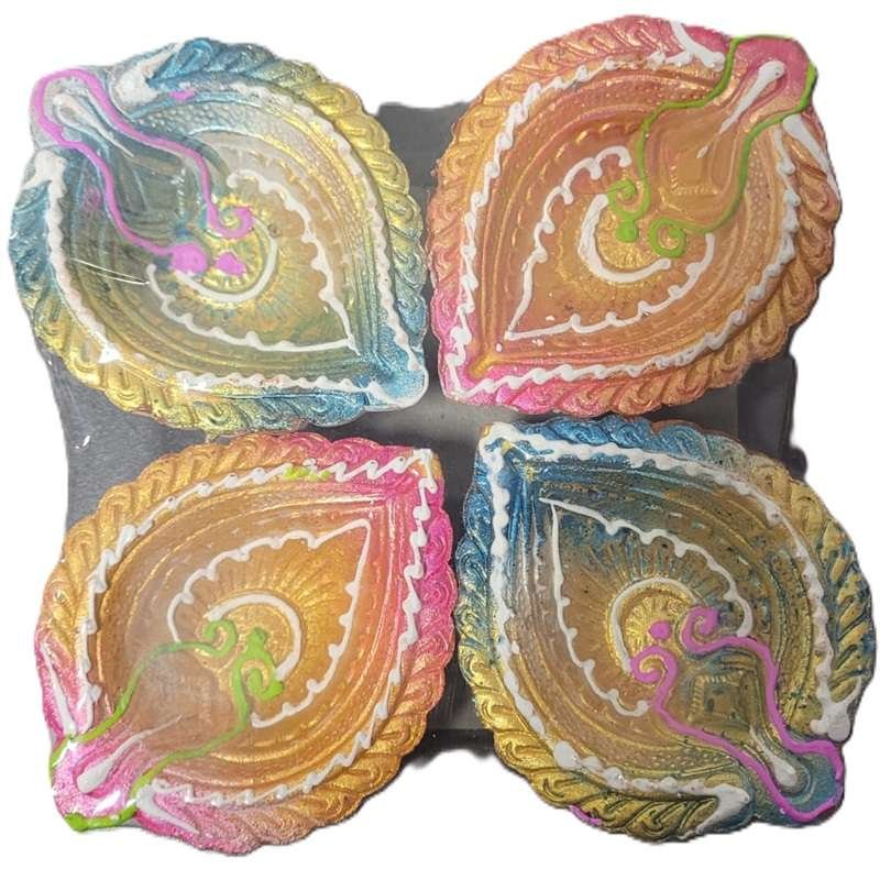 Diwali Tonlampe (Diya) Design5 4tlg